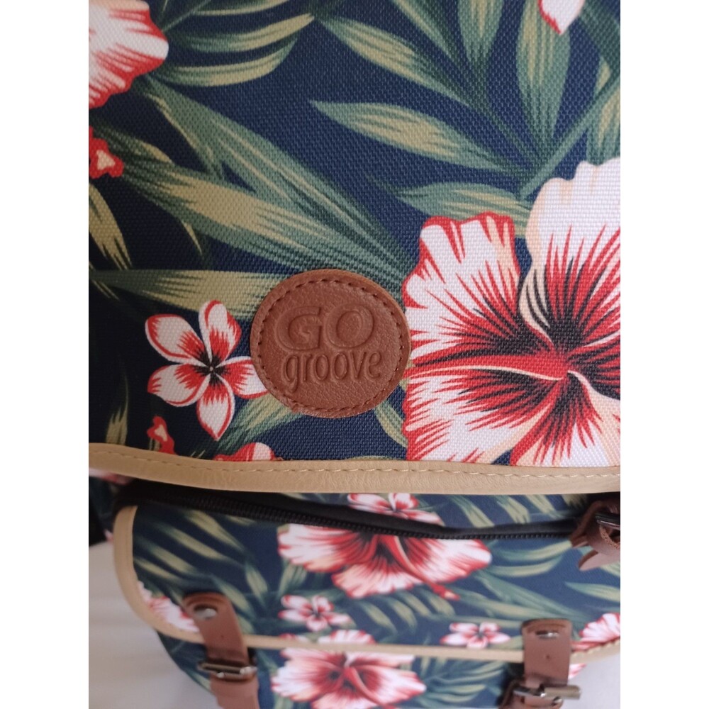 GO Groove Camera Case Weekender Backpack Hibuscus - Picture 3 of 9